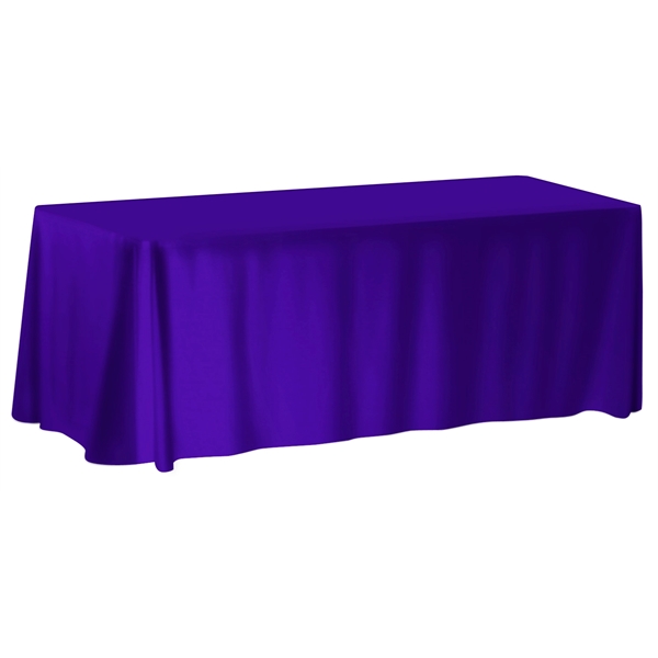 Purple 2685C color option for 8' Table Cover   Full Bleed Print