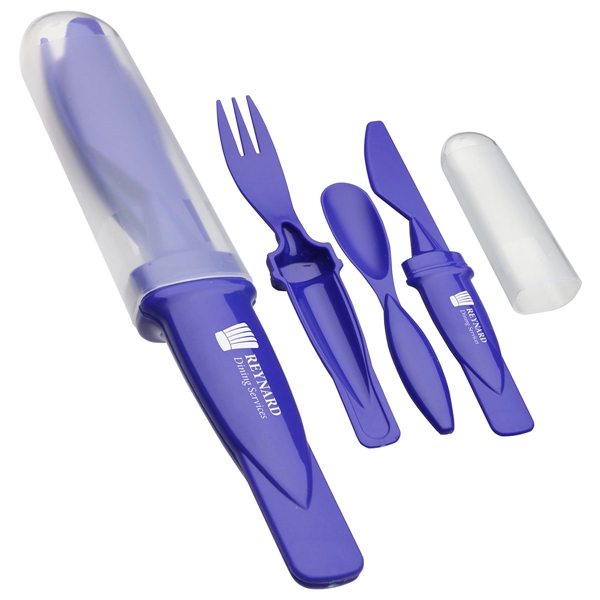 Medium Blue color option for Portable Cutlery Set