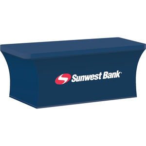 Photo of 6' Stretch Table Cover Stock Color   Front Print Only
