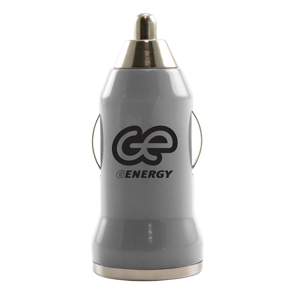 Silver color option for Compact Usb Car Charger
