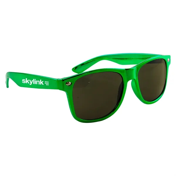 Metallic Green color option for Metallic Miami Sunglasses