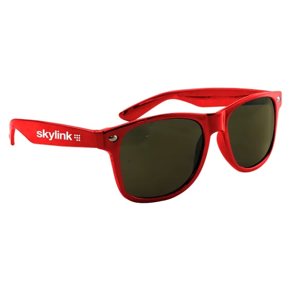 Metallic Red color option for Metallic Miami Sunglasses