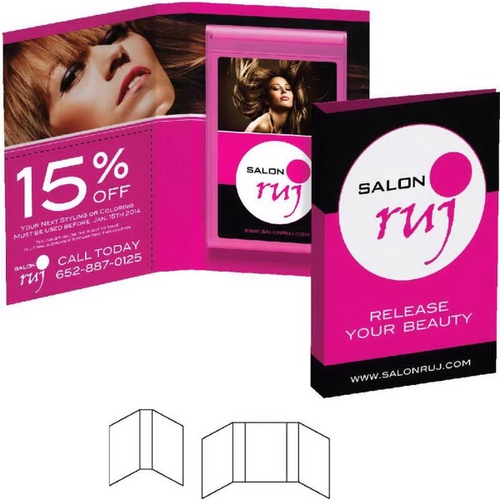 Main photo of Tek Booklet With Rectangle Compact Mirror