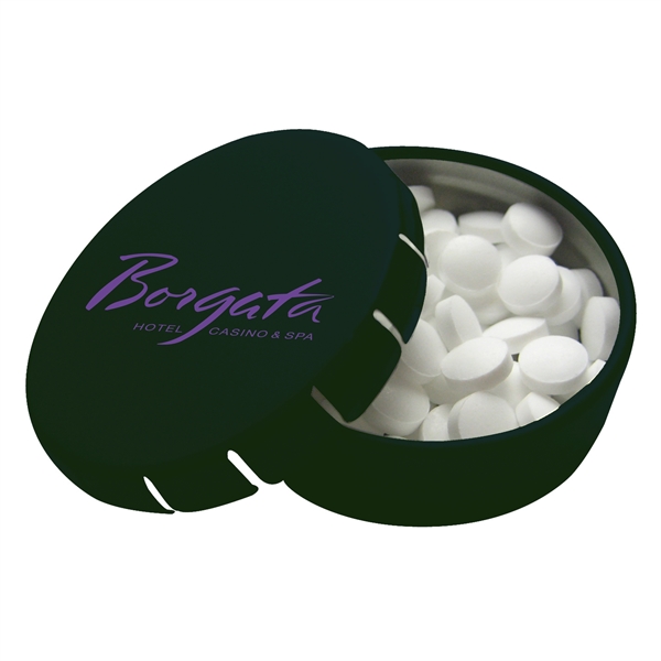 Green color option for Booklet With Tek Klick Mint Tin