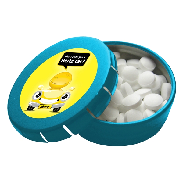 Teal color option for Booklet With Tek Klick Mint Tin