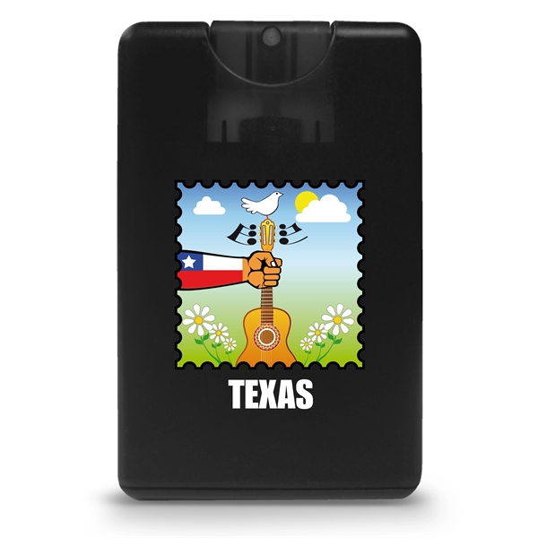 Translucent Black color option for Credit Card Style Antibacterial Hand Sanitizer Spray