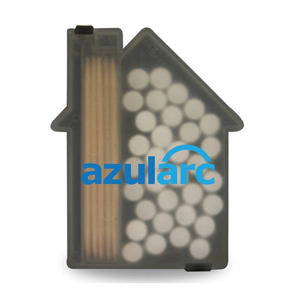 Translucent Black (Smoke) color option for House Shaped Pick 'N' Mints