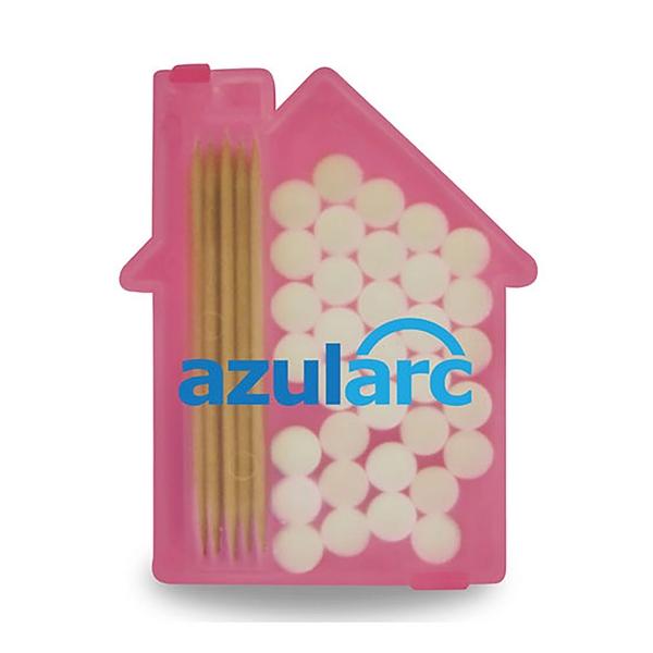 Translucent Pink color option for House Shaped Pick 'N' Mints