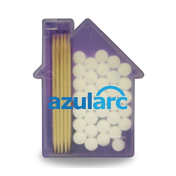 Translucent Purple color option for House Shaped Pick 'N' Mints