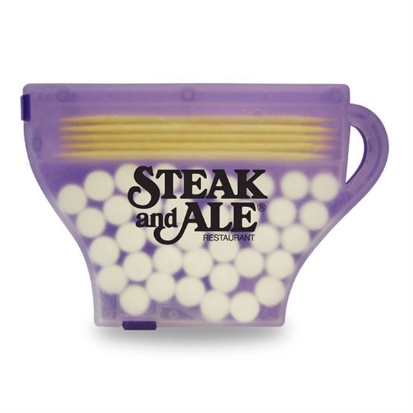 Translucent Purple color option for Coffee Cup Shaped Pick 'N' Mints