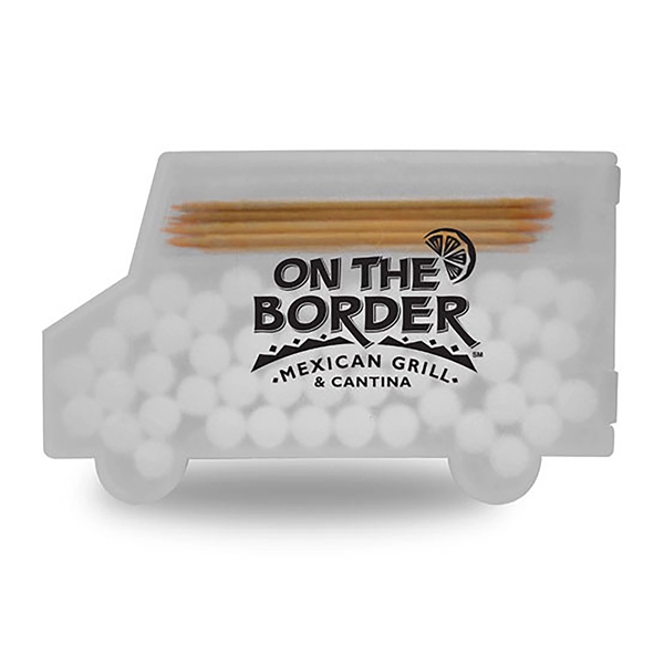 White color option for Delivery Truck Shaped Pick 'N' Mints