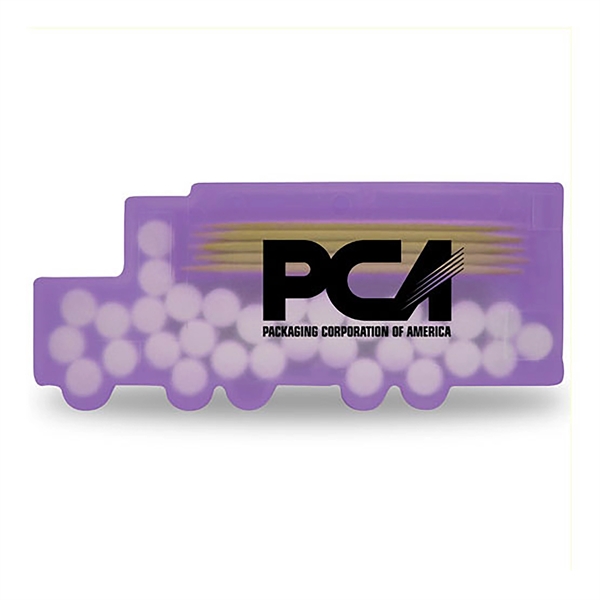 Translucent Purple color option for Semi Truck Shaped Pick 'N' Mints