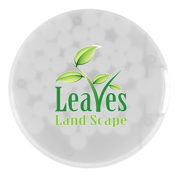 Translucent Frost color option for Round Credit Card Mints