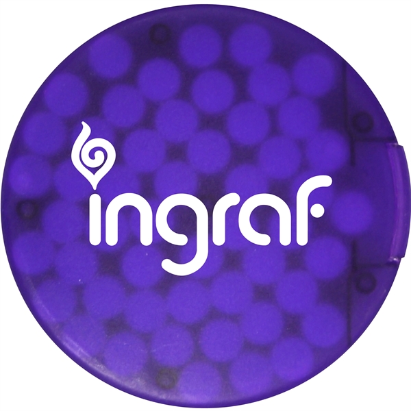 Translucent Purple color option for Round Credit Card Mints