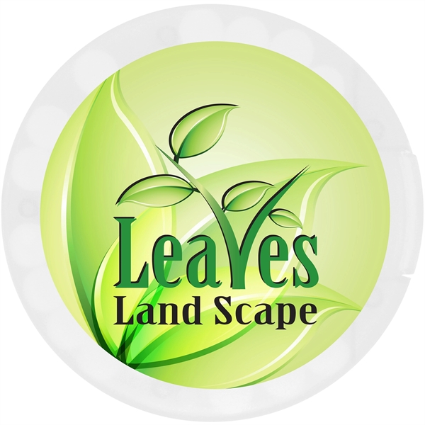 White color option for Round Credit Card Mints