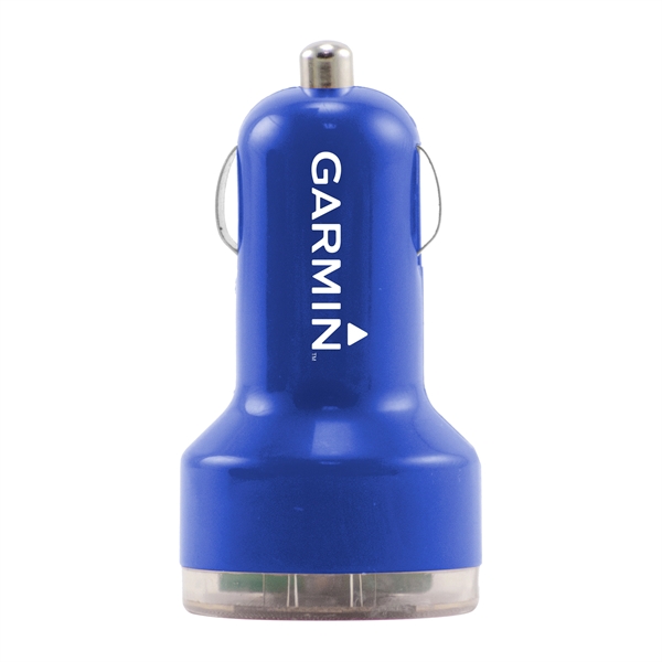 Blue color option for Dual Usb Car Charger