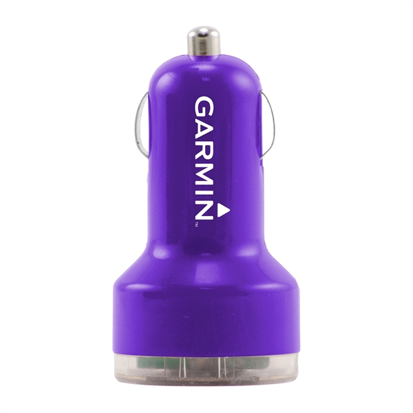 Purple color option for Dual Usb Car Charger
