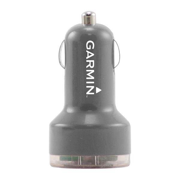Silver color option for Dual Usb Car Charger
