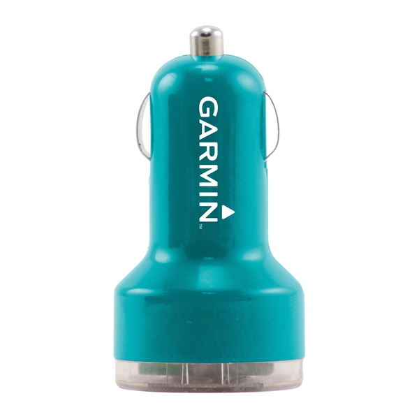 Teal color option for Dual Usb Car Charger