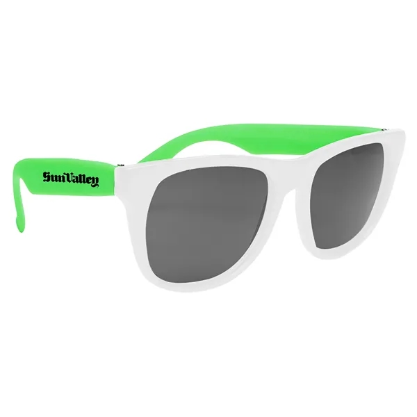 White-Green color option for Sunglasses