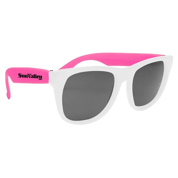 White-Pink color option for Sunglasses