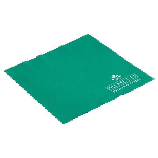 Medium Green color option for Premium 1 Color 6" X 6" Microfiber Cloth