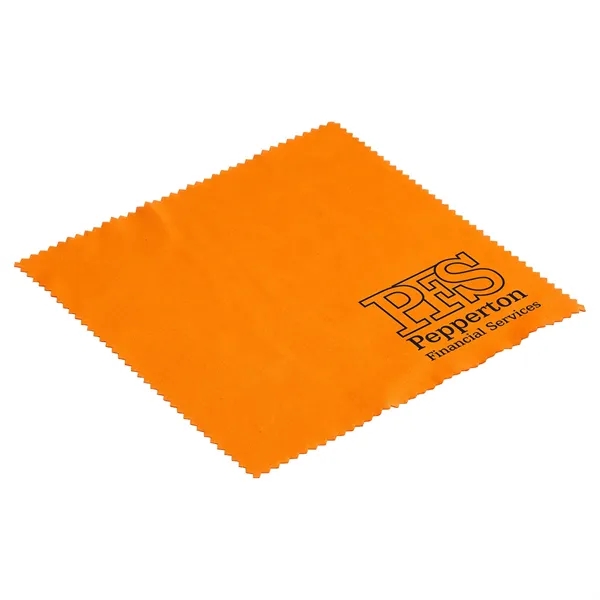 Medium Orange color option for Premium 1 Color 6" X 6" Microfiber Cloth