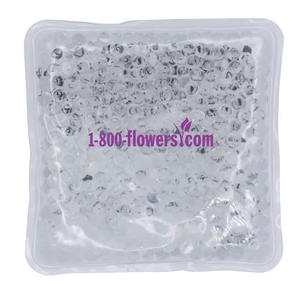 Clear color option for Square Gel Tekbeads Hot/Cold Pack