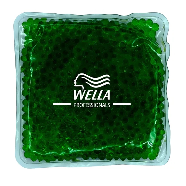 Green color option for Square Gel Tekbeads Hot/Cold Pack
