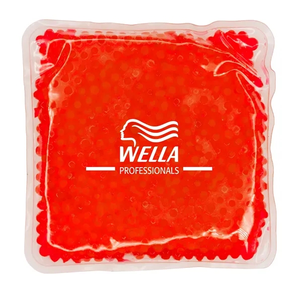 Red color option for Square Gel Tekbeads Hot/Cold Pack