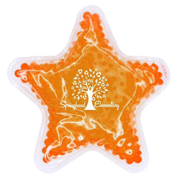 Orange color option for Star Gel Tekbeads Hot/Cold Pack