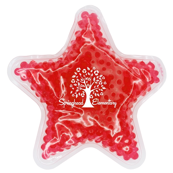 Red color option for Star Gel Tekbeads Hot/Cold Pack