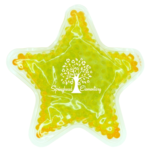Yellow color option for Star Gel Tekbeads Hot/Cold Pack
