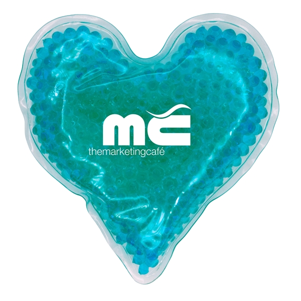 Teal color option for Heart Gel Tekbeads Hot/Cold Pack