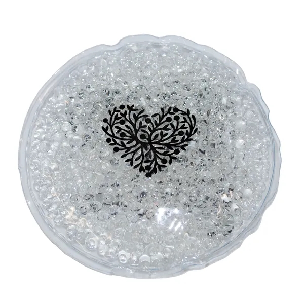 Clear color option for Round Gel Tekbeads Hot/Cold Pack