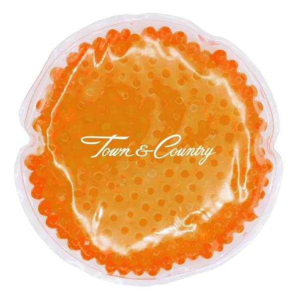 Orange color option for Round Gel Tekbeads Hot/Cold Pack
