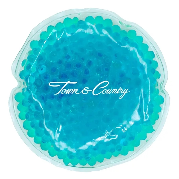 Teal color option for Round Gel Tekbeads Hot/Cold Pack