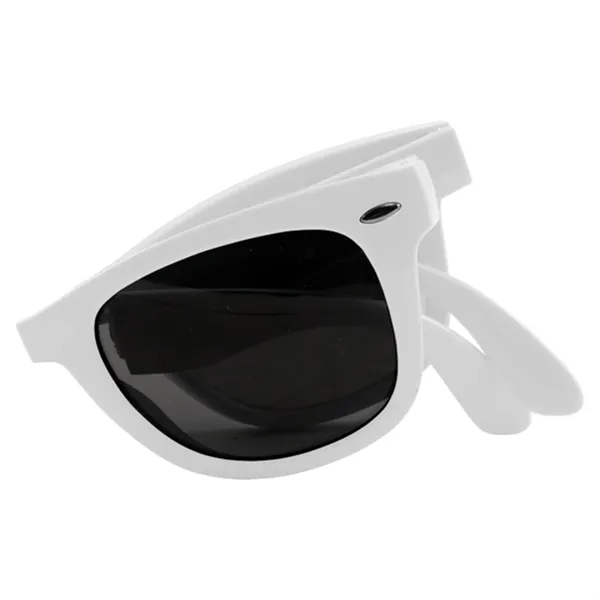 White color option for Folding Miami Glasses
