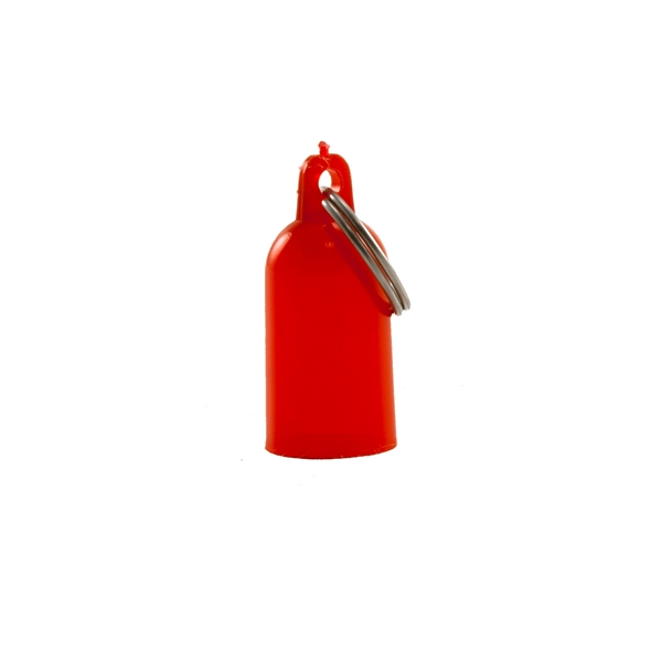 Red color option for Mini Antibacterial Hand Sanitizer Pocket Spray With Key Chain