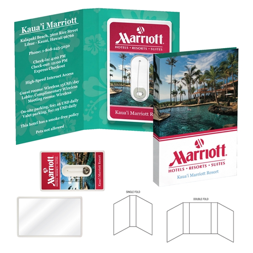 Main photo of Tek Booklet With Credit Card Style Dental Floss With Mirror