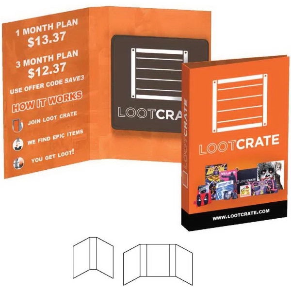 Full Color color option for Tek Booklet With Square Credit Card Mints