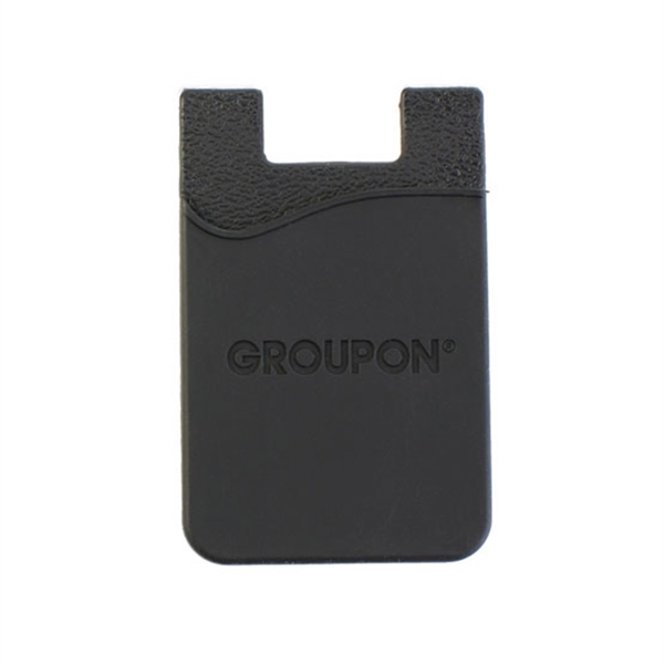 Black color option for Debossed Silicone Wallet