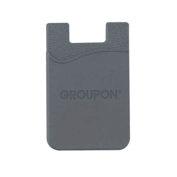 Gray color option for Debossed Silicone Wallet