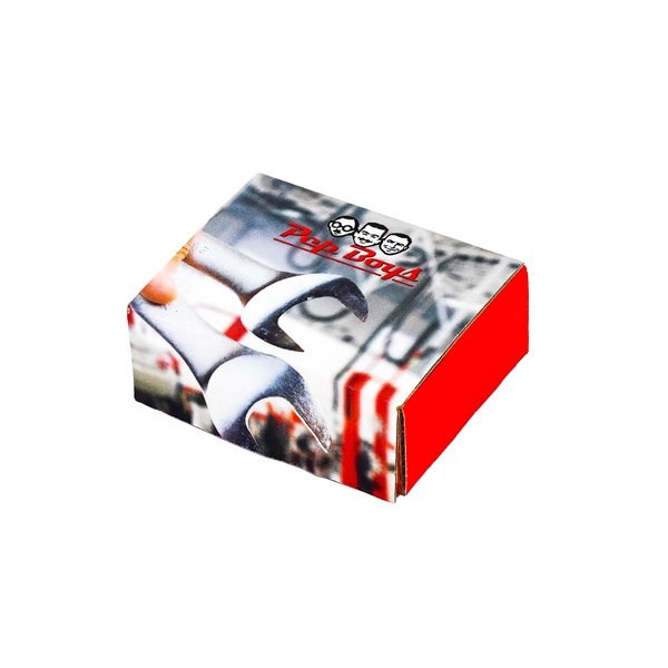 Multi Color color option for 5" X 4" X 2"  E Flute Tuck Box Double Side