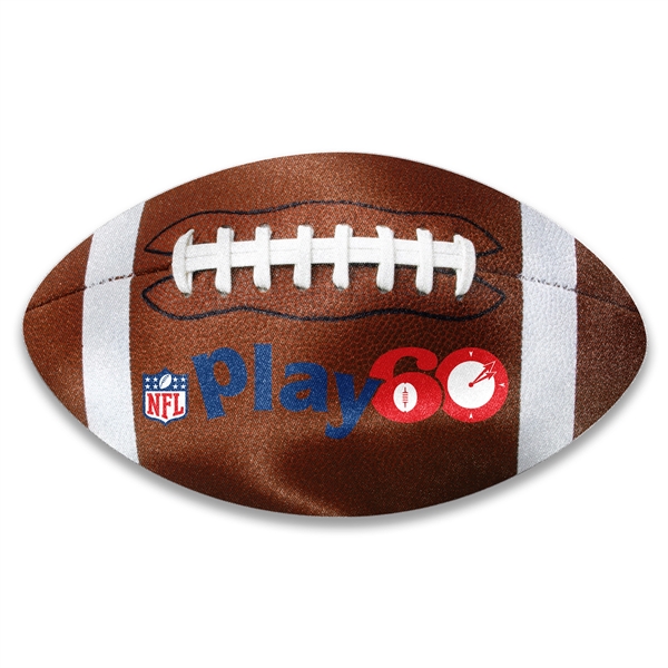 Full Color color option for Football Shaped Microfiber Cleaning Cloth