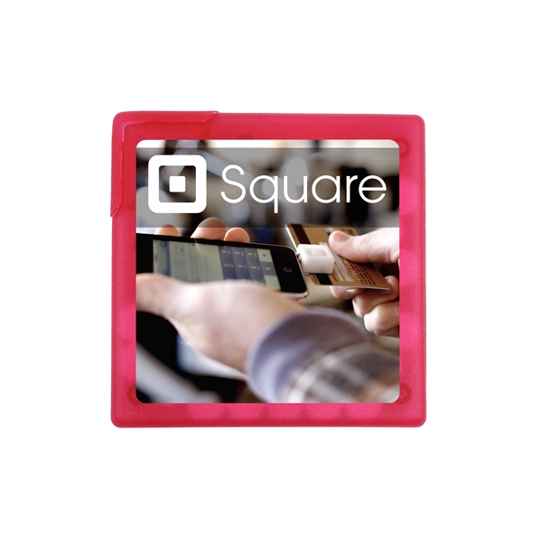 Translucent Red color option for Square Credit Card Mints