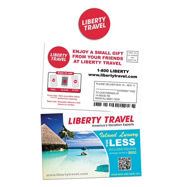 Full Color color option for Digi Tek Microfiber Decal   Post Card