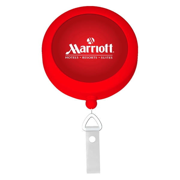 Red color option for Round Badge Reel
