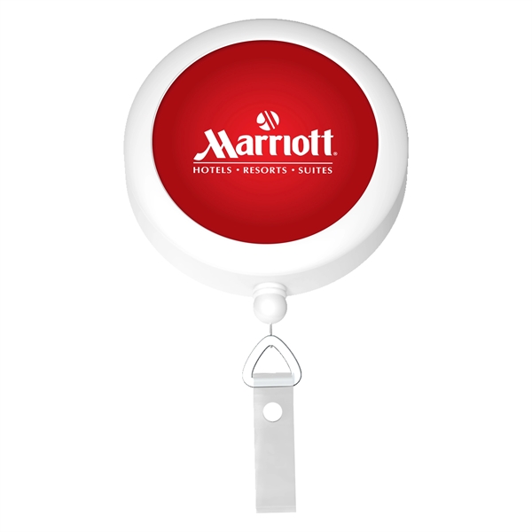 White color option for Round Badge Reel