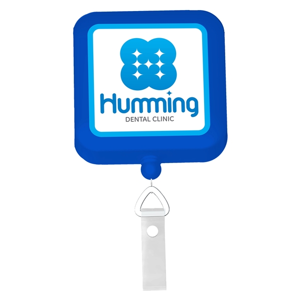 Blue color option for Square Badge Reel